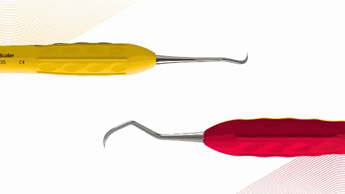 Sickle Scalers in silicone handle by ErgoDenta