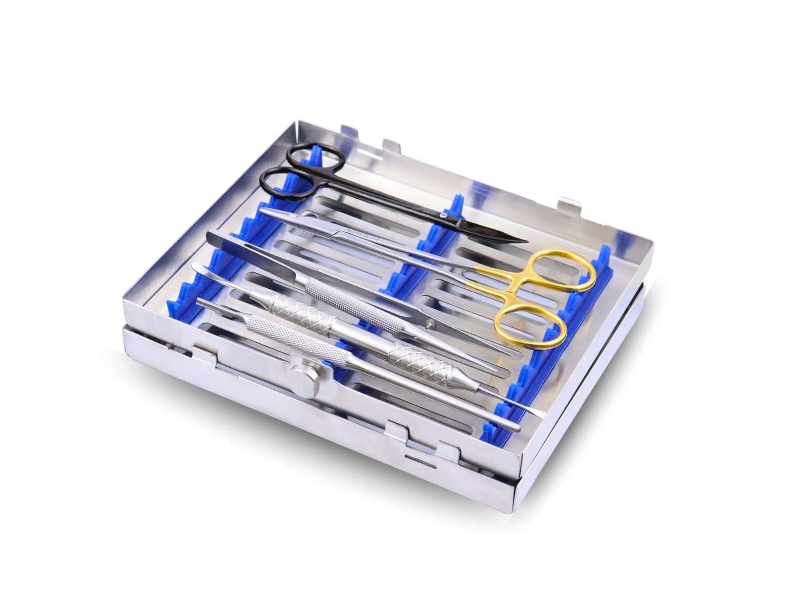 Mini Suture Kit 9920 and Sinus-Lift Kit 9921 by Dr. Iman — focused dental kits in sterilization cassettes