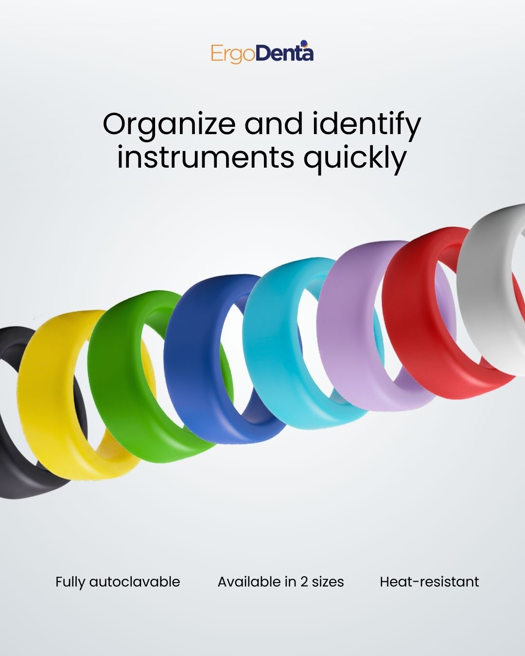 Color Code Rings — Organize and identify instruments quickly