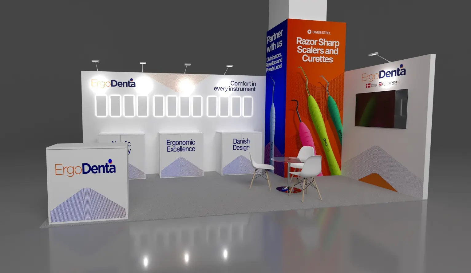 IDS trade booth of ErgoDenta
