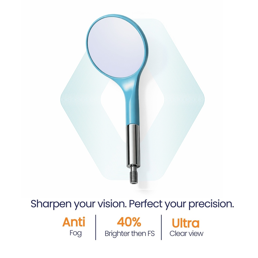 HD Mouth Mirror, No. 5, Blue – dental instrument | ErgoDenta