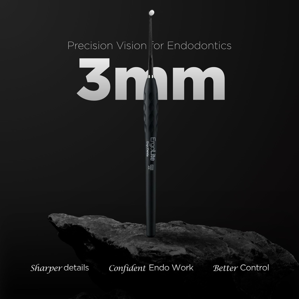Microscopic HD Mouth Mirror, UltraThin 0.7mm, Black – dental instrument | ErgoDenta