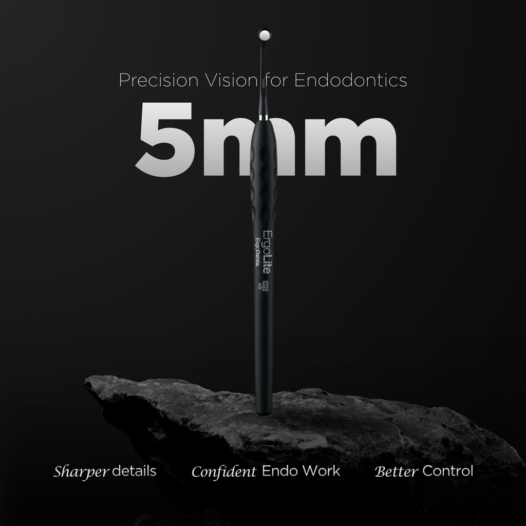 Microscopic HD Mouth Mirror, Regular 1.5mm, Black – dental instrument | ErgoDenta
