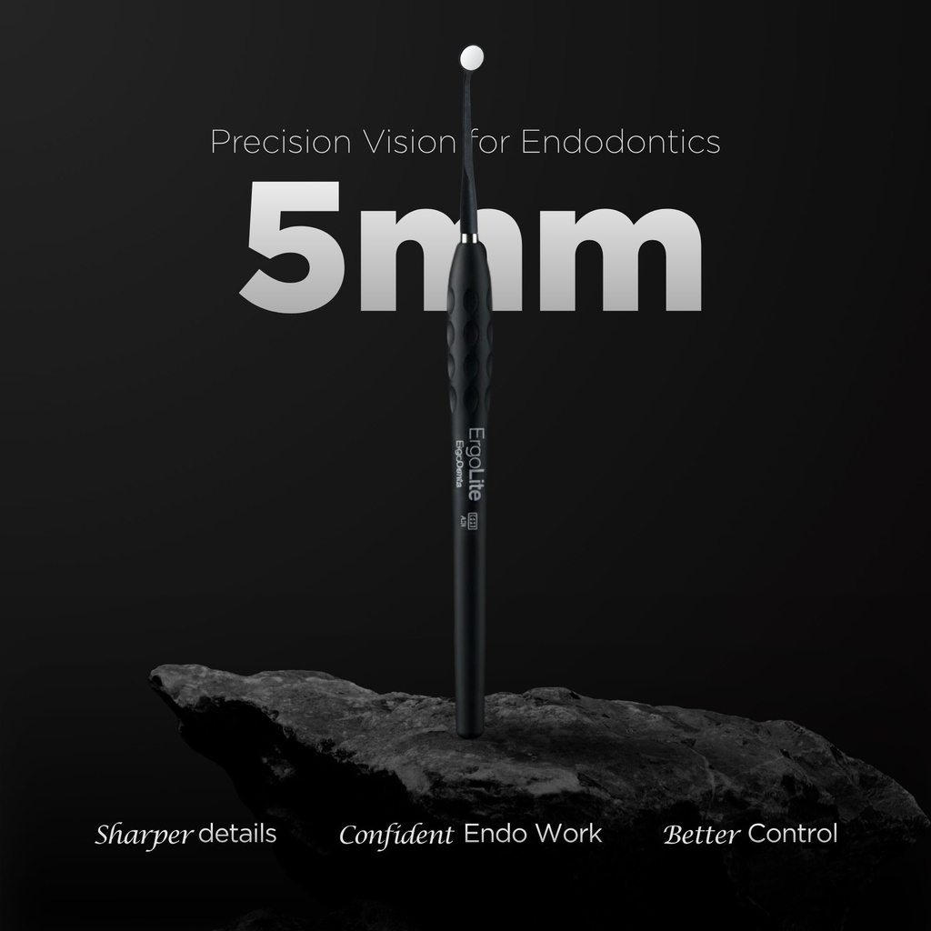Microscopic HD Mouth Mirror, UltraThin 0.7mm, Black – dental instrument | ErgoDenta
