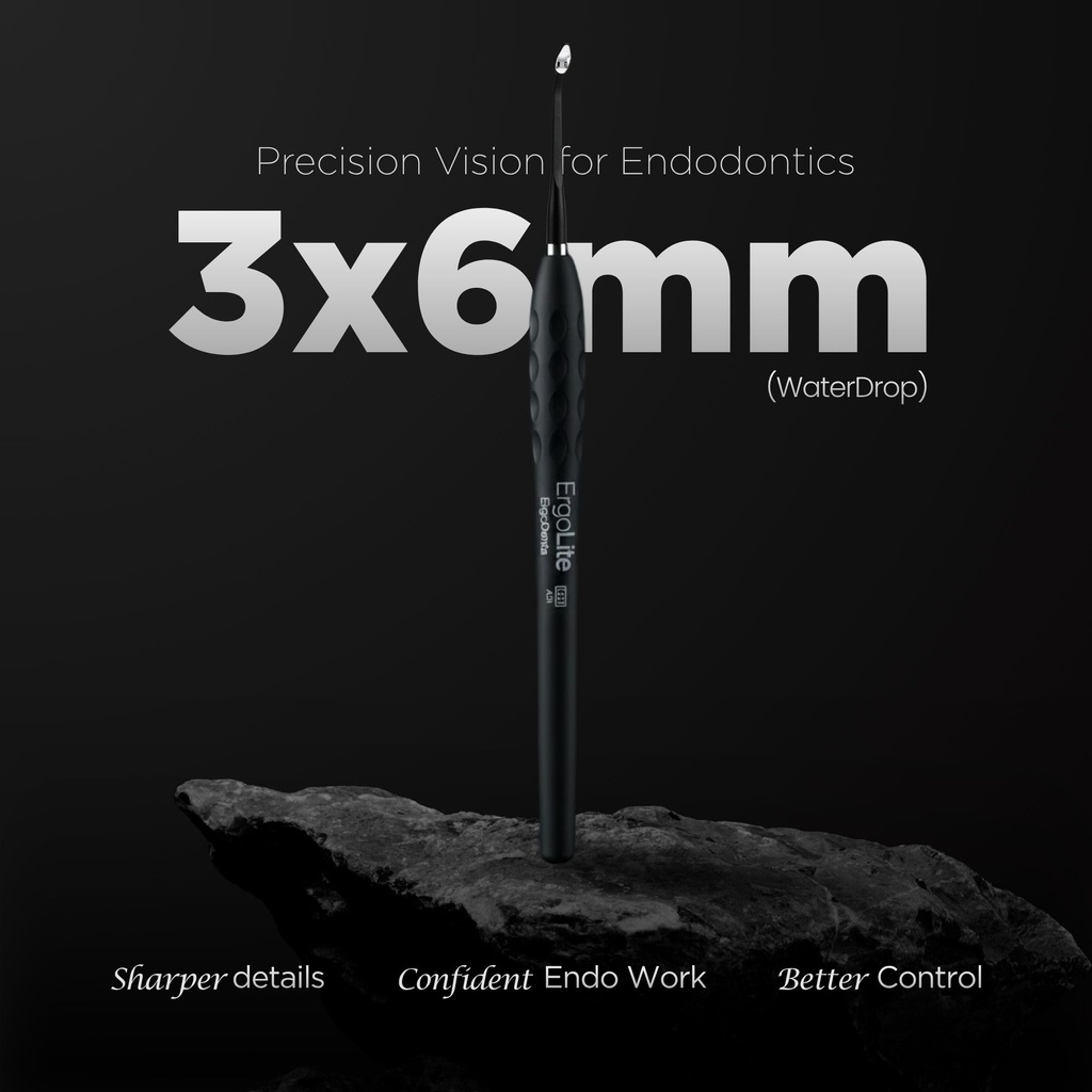 Microscopic HD Mouth Mirror, UltraThin 0.7mm, Black – dental instrument | ErgoDenta