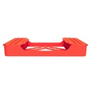 ErgoTray 8, 180x136x26mm, Red – dental instrument | ErgoDenta