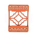 ErgoTray 8, 180x136x26mm, Orange – dental instrument | ErgoDenta