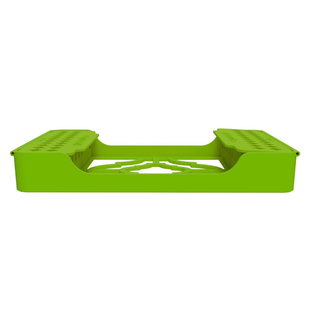 ErgoTray 8, 180x136x26mm, Green – dental instrument | ErgoDenta