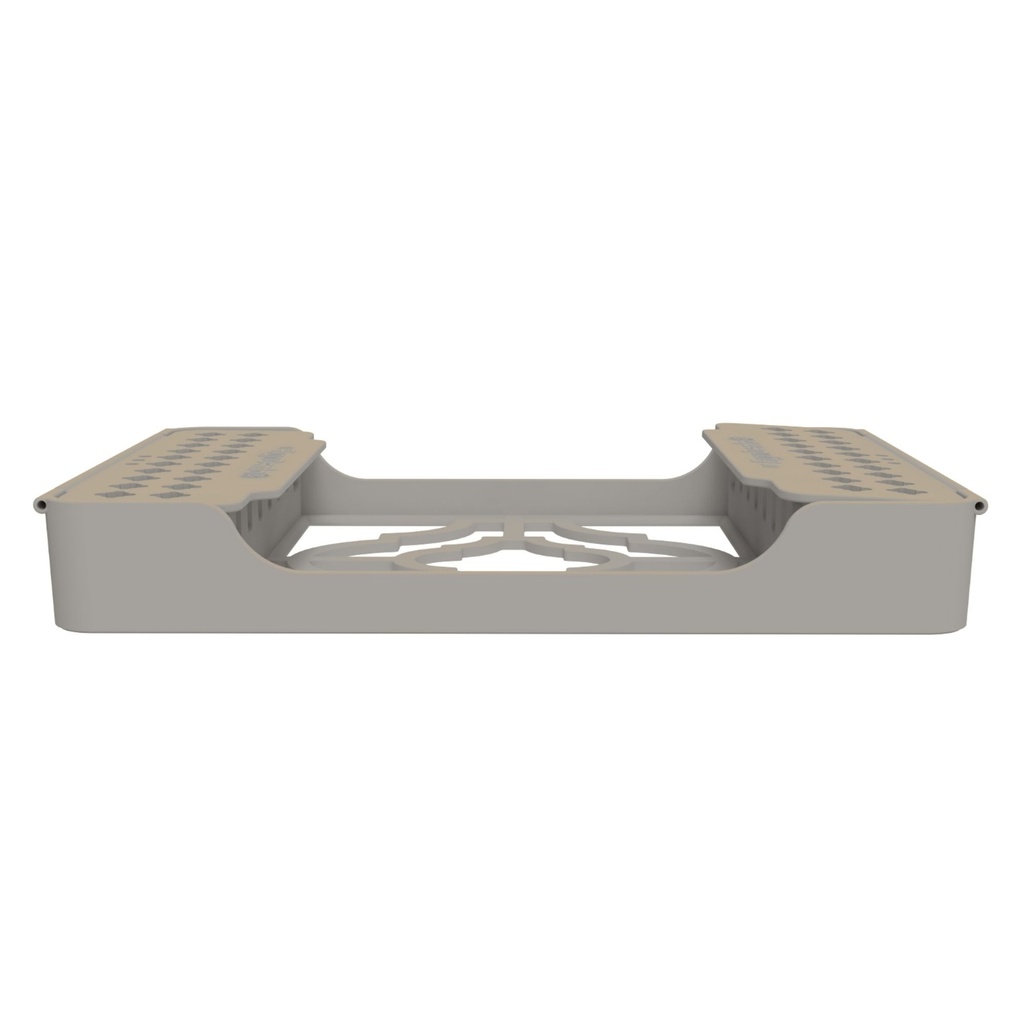 ErgoTray 8, 180x136x26mm, Grey – dental instrument | ErgoDenta