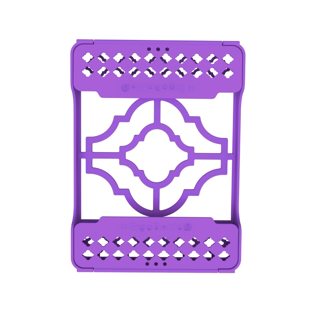 ErgoTray 8, 180x136x26mm, Purple – dental instrument | ErgoDenta