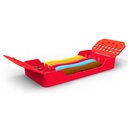 ErgoTray 5, 180x86x26mm, Red – dental instrument | ErgoDenta