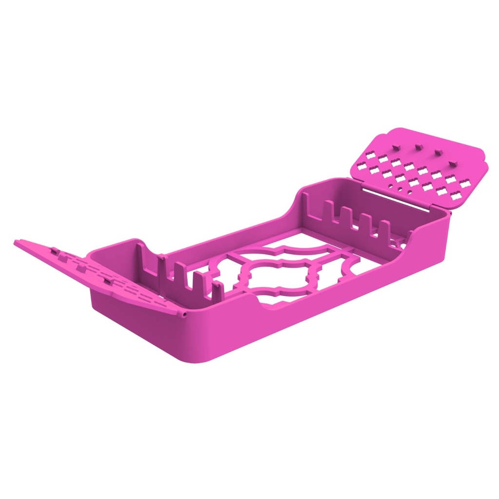 ErgoTray 5, 180x86x26mm, Pink – dental instrument | ErgoDenta