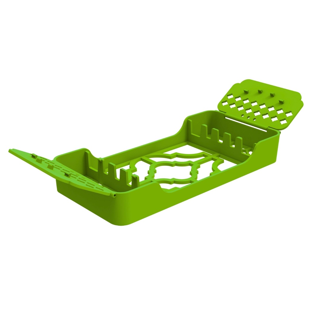 ErgoTray 5, 180x86x26mm, Green – dental instrument | ErgoDenta