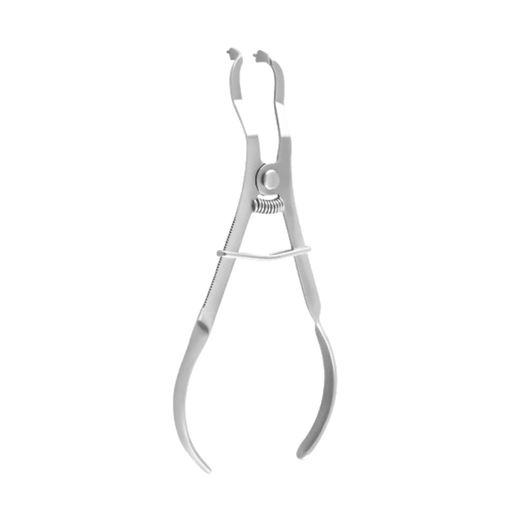 Rubber Dam Clamp Forceps Ivory, 17cm – dental instrument | ErgoDenta