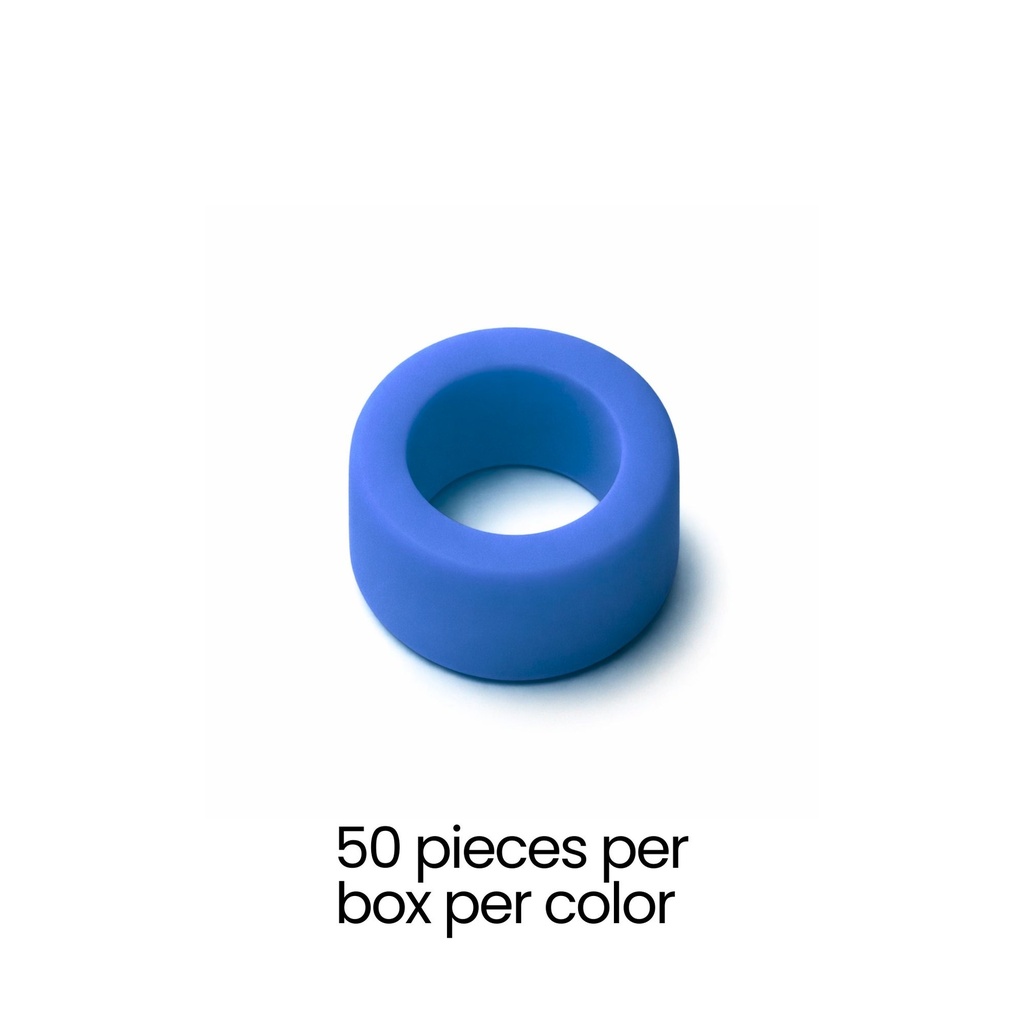 Color Coded Rings, Small, 50 pcs/box — Blue – dental instrument | ErgoDenta