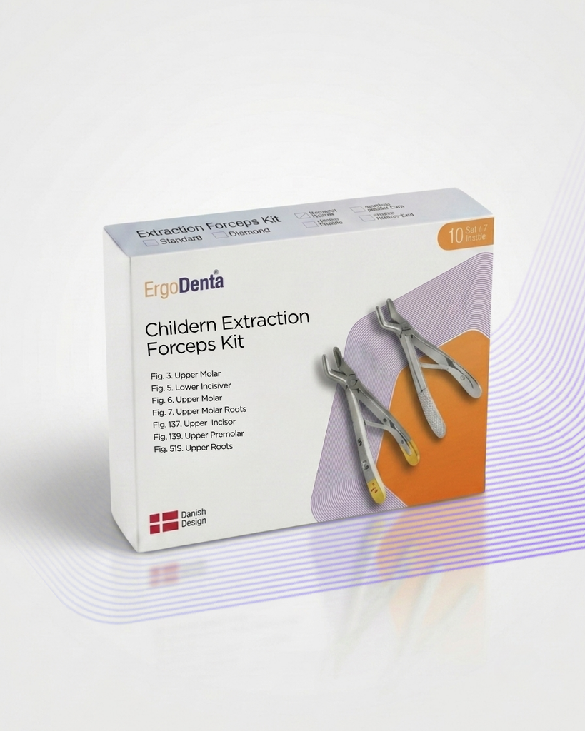 Extraction Forceps Kit Packaging – dental diamond child forceps | ErgoDenta