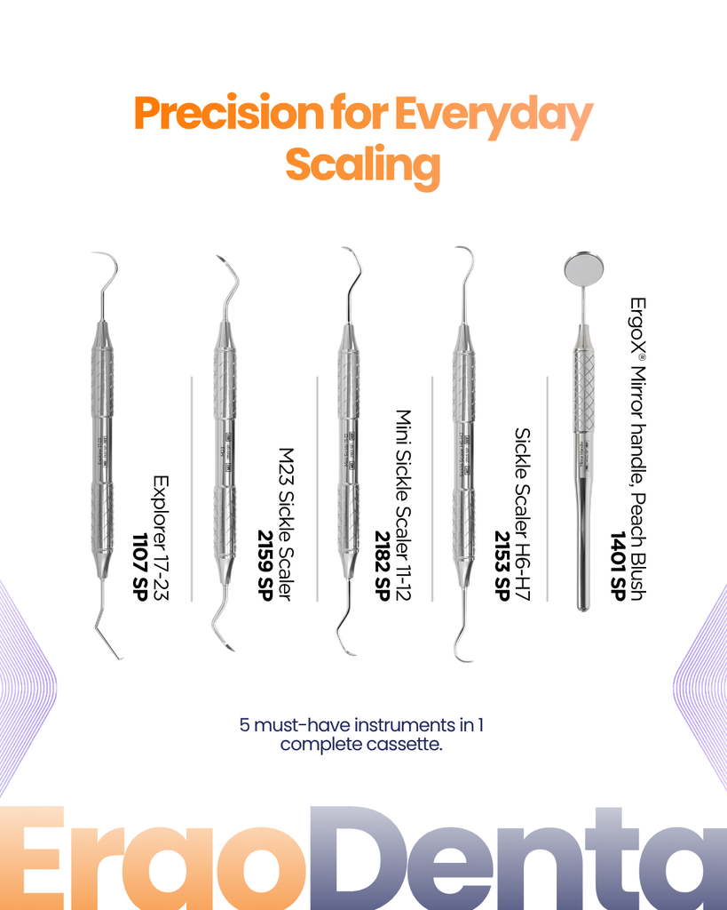 Tartar Remover set – dental instrument | ErgoDenta