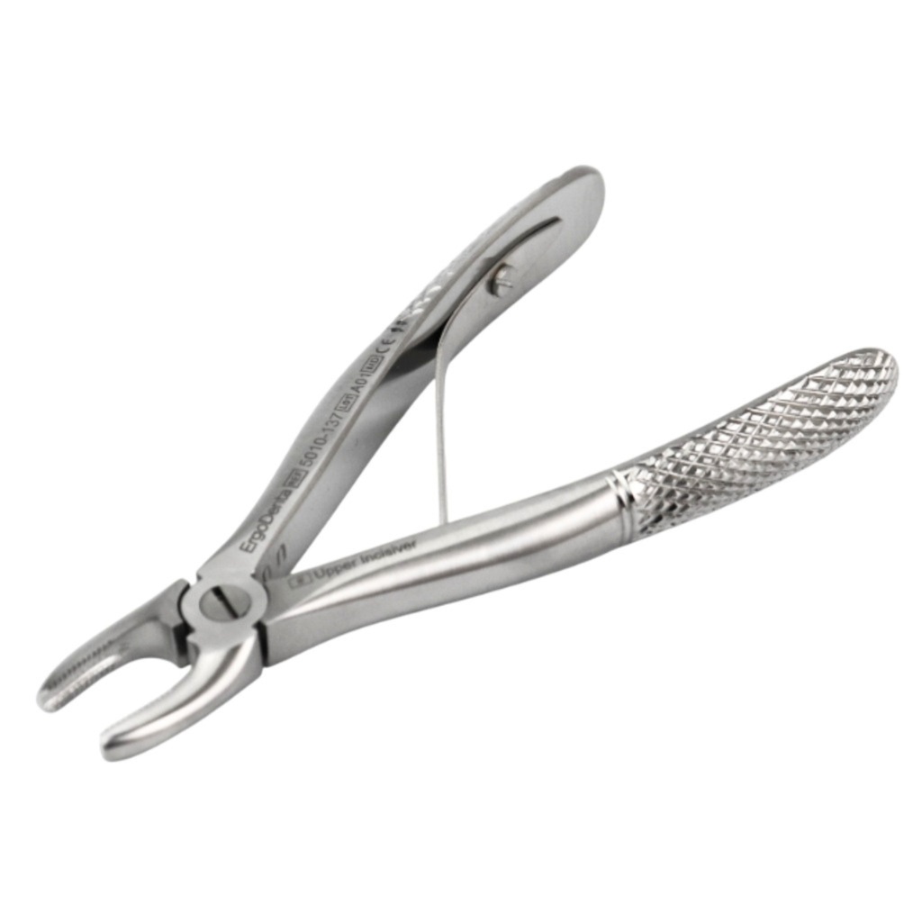 Fig. 137, Upper Incisors – dental pediatric extraction forceps | ErgoDenta