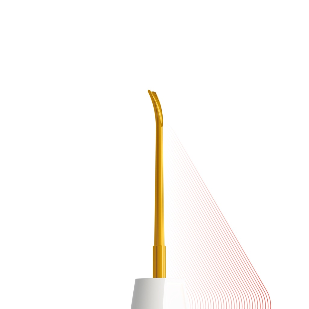 Elevator Gold, Curved, 5mm, Red – dental luxating elevators | ErgoDenta