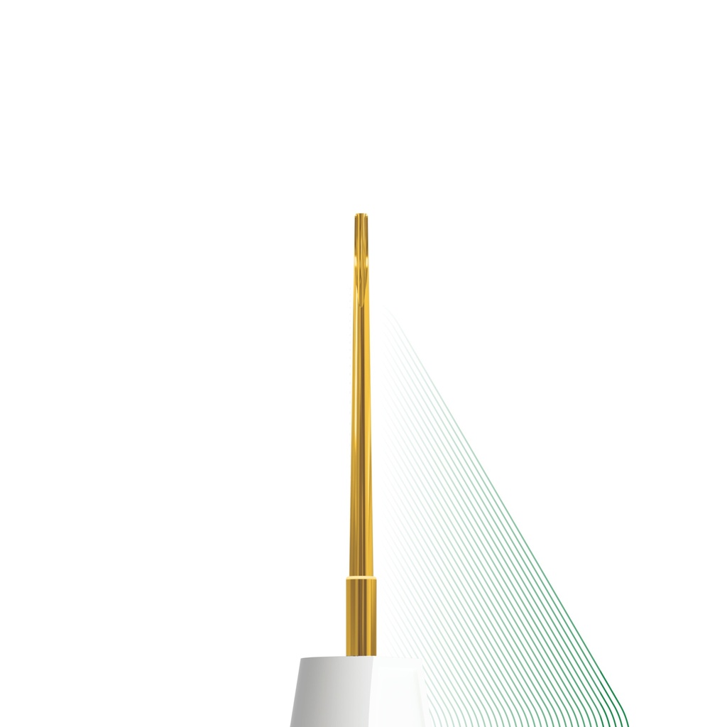Elevator Gold, Straight, 5mm, Dark Green – dental luxating elevators | ErgoDenta