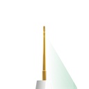Elevator Gold, Straight, 5mm, Dark Green – dental luxating elevators | ErgoDenta