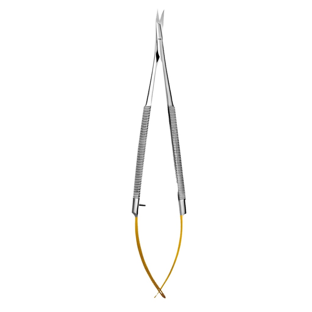 Microsurgical Scissor, Curved, 14.5cm,TC | ErgoDenta