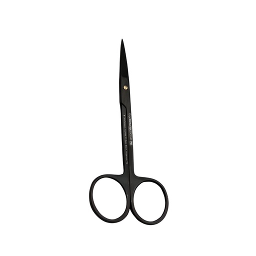 Iris Scissor, Curved, 11.5cm, Black, Super-cut, TC — ErgoDenta best seller