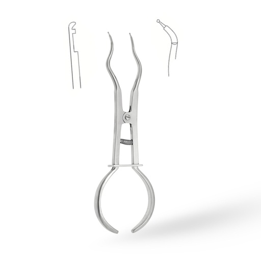 Brewer Rubber Dam Clamp Forceps