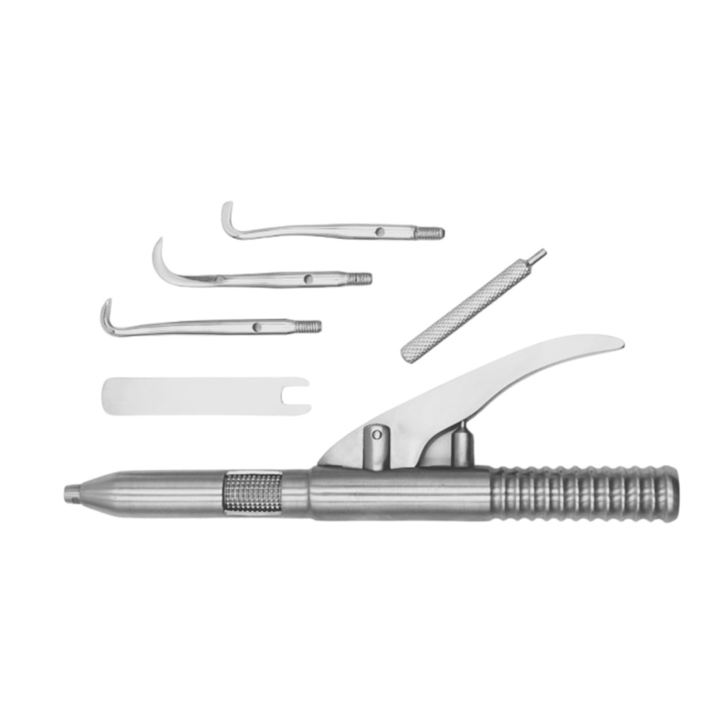 Crown removers, spreader plier and crown scissors by ErgoDenta