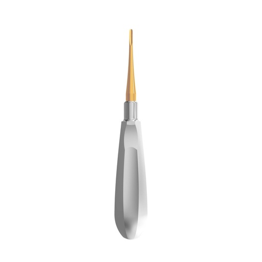 Luxating Elevator Gold, Straight, 2.5mm — Classic Handle | ErgoDenta