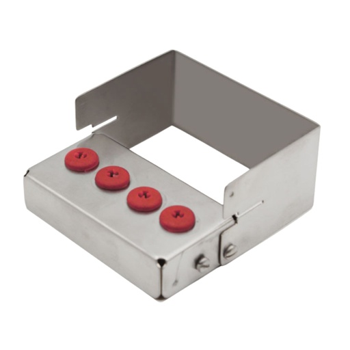 Bur Holder for 4, Red | ErgoDenta