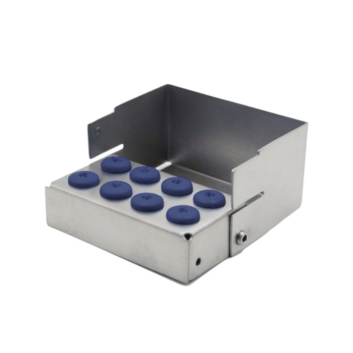 Bur Holder for 8, Blue | ErgoDenta