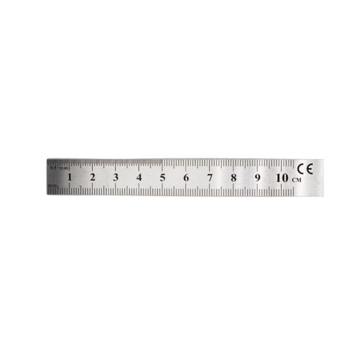 Rulers 100mm, 12 pcs per pack | ErgoDenta
