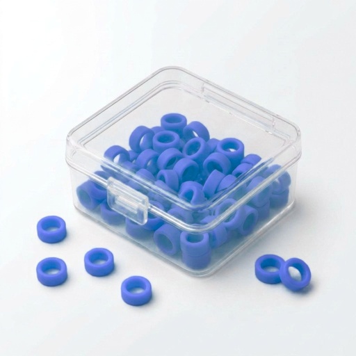 Color Coded Rings, Small, 50 pcs/box — Blue | ErgoDenta