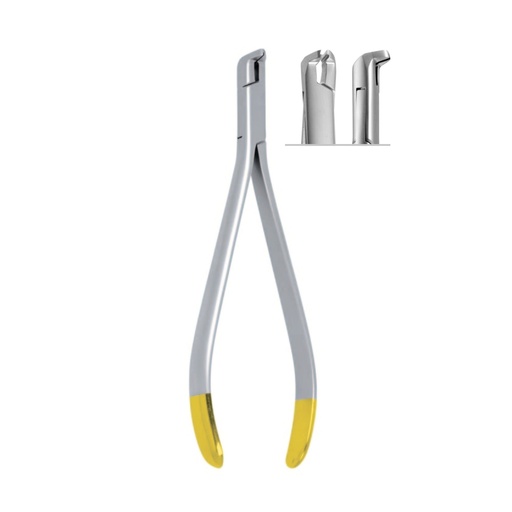 Distal End Cutter with safety hold, Rounded Cutter Head, ◯ Ø 0,35mm / .014”, ▢ 0.55x0.64mm / .021”x.025, 15cm, TC