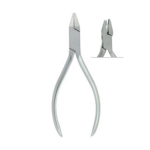 V-Step Pliers places V-bends in arch wires,for wire up to .021 x .025"